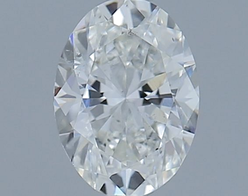 0.5 carat H-SI1 Natūralus Oval Deimantas (1)