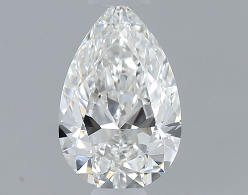 0.4 carat F-VVS1 Natūralus Pear Deimantas (1)