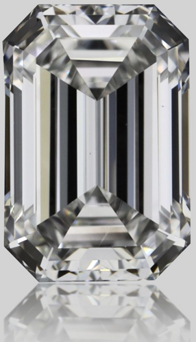 0.57 carat F-VVS2 Natūralus Emerald Deimantas (1)