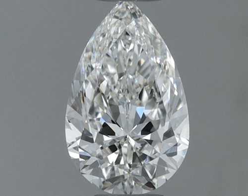 0.64 carat H-VVS2 Natūralus Pear Deimantas (1)