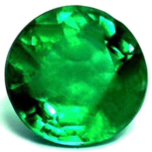 0.72 carat GREEN Round Smaragdas (1)