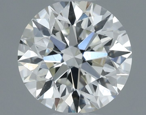 0.51 carat I-SI1 Excellent cut Natūralus Round Deimantas (1)