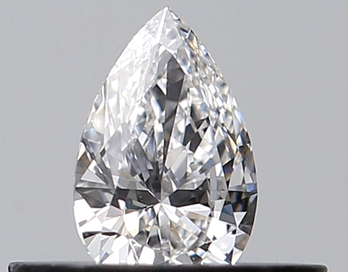 0.24 carat D-VS1 Natūralus Pear Deimantas (1)