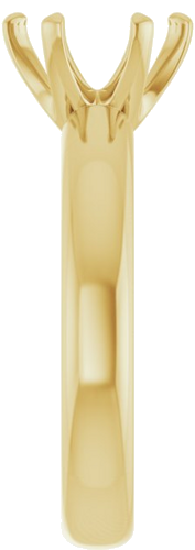 Sužadėtuvių Žiedas „Solstice Solitaire®“ 14k yellow gold Round 8.2mm (4)