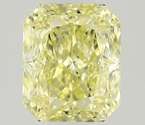 0.5 carat Fancy Yellow-VS1 Natūralus Radiant Deimantas (1)