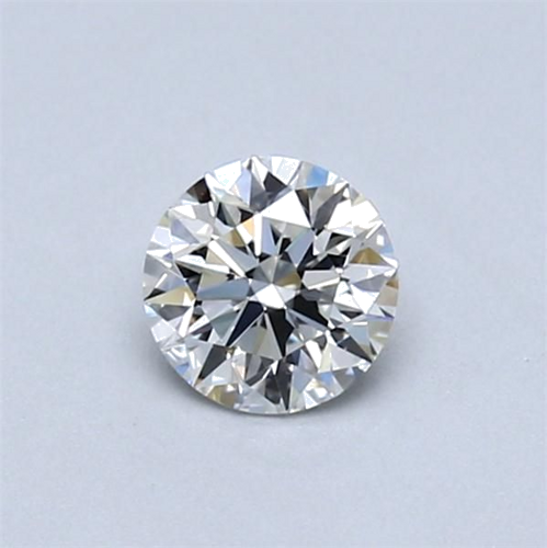 0.43 carat F-VVS2 Excellent cut Natūralus Round Deimantas (1)