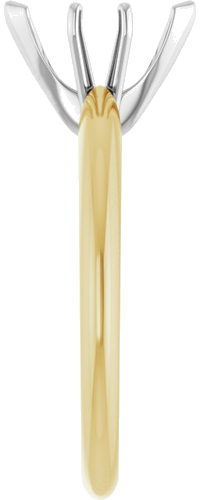 14K Yellow   White 9.3x4.5 mm Marquise Solitaire Engagement Ring Mounting (4)