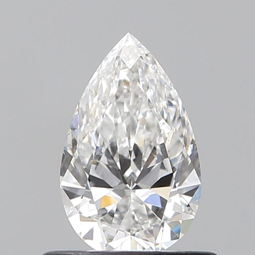 0.6 carat E-SI1 Natūralus Pear Deimantas (1)