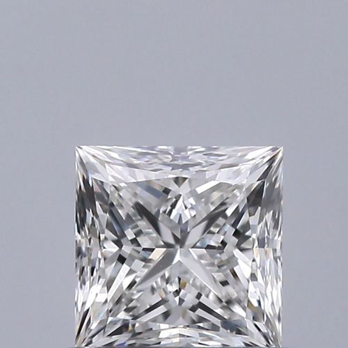 0.61 carat F-VVS2 Natūralus Princess Deimantas (1)