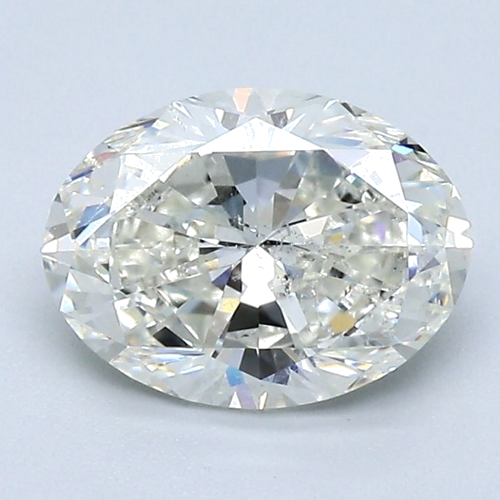 1.51 carat J-SI2 Natūralus Oval Deimantas (1)