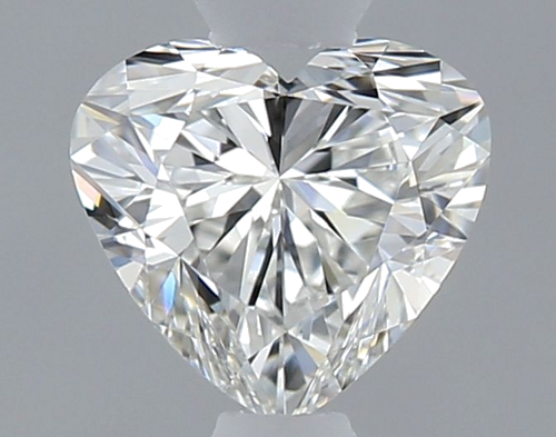 0.4 carat G-VVS1 Natūralus Heart Deimantas (1)