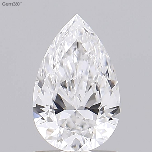 1.03 carat E-VVS1 Natūralus Pear Deimantas (1)