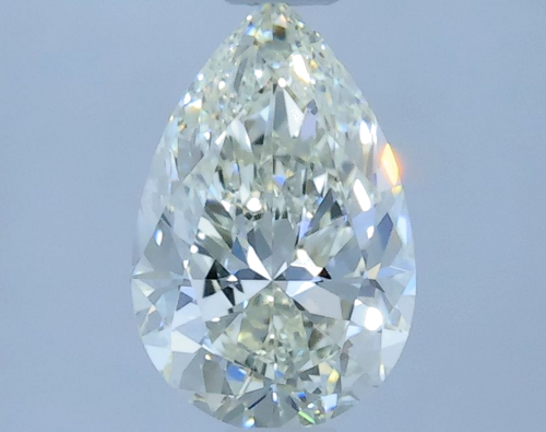 0.7 carat J-IF Natūralus Pear Deimantas (1)