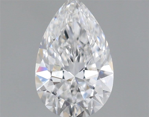 0.6 carat D-SI1 Natūralus Pear Deimantas (1)