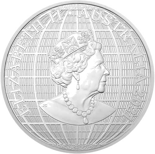 1 oz Под южните небеса 2021 Австралия 1 долар сребърна монета (2)