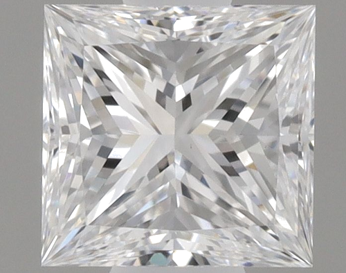 0.32 carat D-VVS2 Natūralus Princess Deimantas (1)