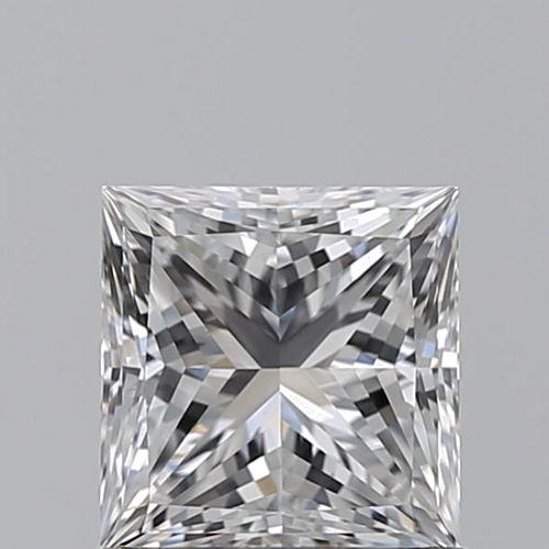 1.0 carat D-VS1 Natūralus Princess Deimantas (1)
