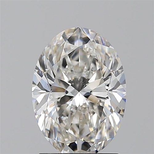 1.5 carat I-SI1 Natūralus Oval Deimantas (1)