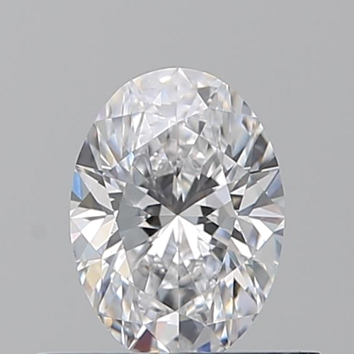 0.5 carat D-VVS2 Natūralus Oval Deimantas (1)