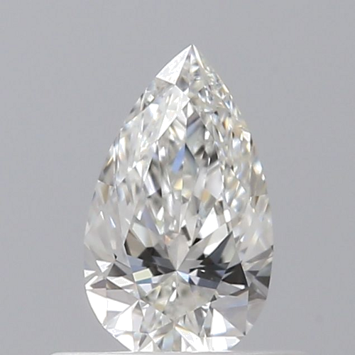 0.4 carat G-VS2 Natūralus Pear Deimantas (1)