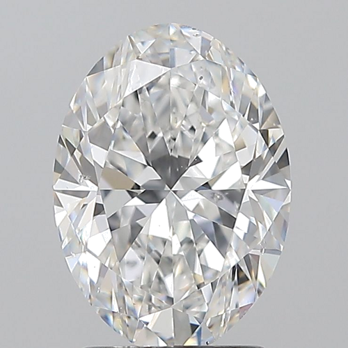 2.01 carat D-SI1 Natūralus Oval Deimantas (1)