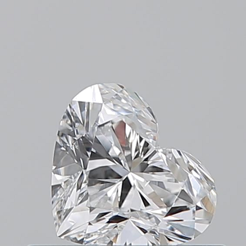 0.5 carat D-VS2 Natūralus Heart Deimantas (1)