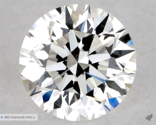 0.5 carat G-VS2 Excellent cut Natūralus Round Deimantas (1)