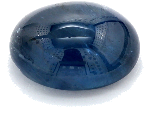 4.87 carat BLUE CABOCHON cut Oval Safyras (1)