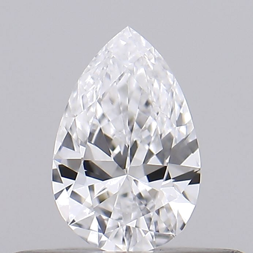 0.23 carat D-VVS2 Natūralus Pear Deimantas (1)