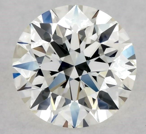 0.32 carat H-VVS1 Excellent cut Natūralus Round Deimantas (1)