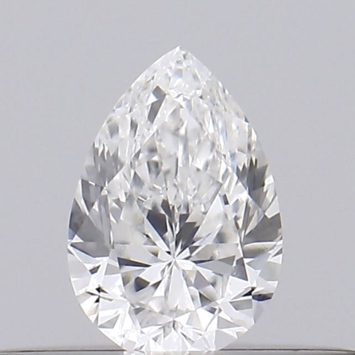 0.19 carat F-VVS2 Natūralus Pear Deimantas (1)