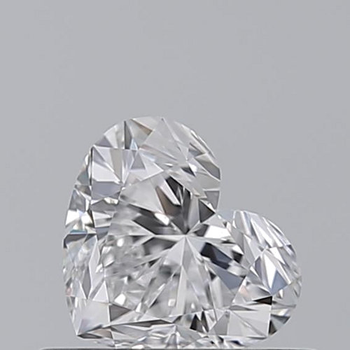 0.5 carat D-VVS1 Natūralus Heart Deimantas (1)