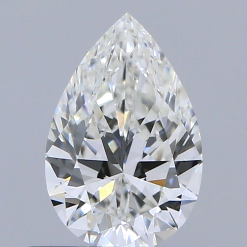 0.5 carat H-VS2 Natūralus Pear Deimantas (1)