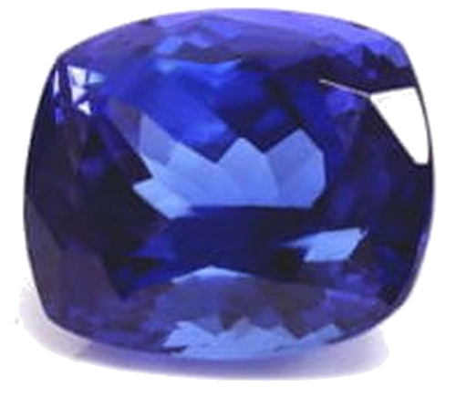 8.24 carat BLUE Cushion Tanzanite (1)