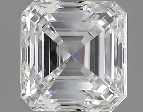 3.02 carat F-SI2 Natūralus Asscher Deimantas (1)
