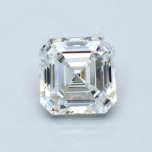 1.51 carat H-VS1 Natūralus Asscher Deimantas (1)