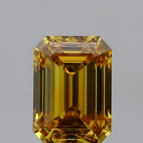 0.34 carat Fancy Intense Orangey Yellow-VVS1 Natūralus Emerald Deimantas (1)