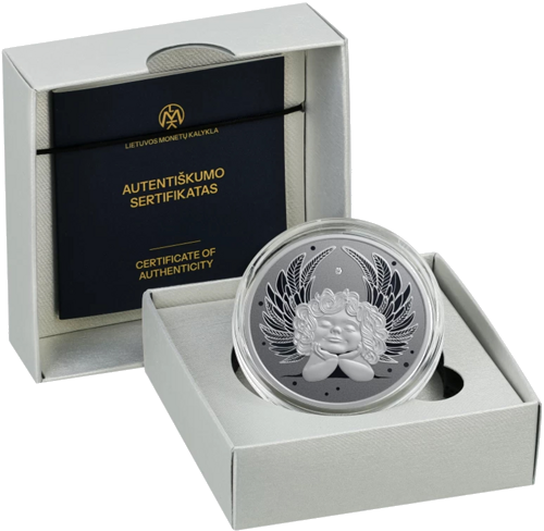 1 oz Сребърен Ангел 2025 Ниуе сребърна монета (1)
