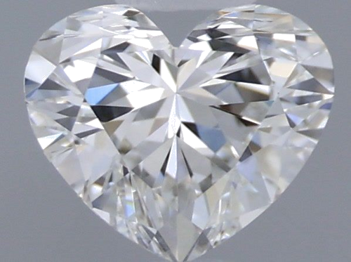 0.39 carat G-VVS1 Natūralus Heart Deimantas (1)