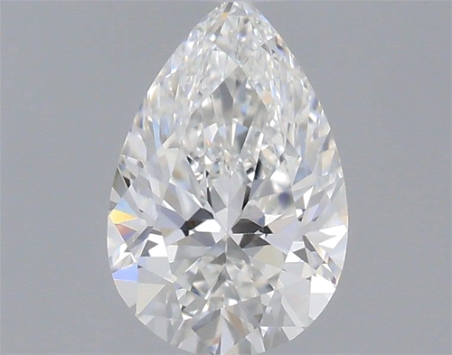 0.41 carat F-VVS1 Natūralus Pear Deimantas (1)