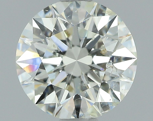 1.02 carat K-SI2 Excellent cut Natūralus Round Deimantas (1)