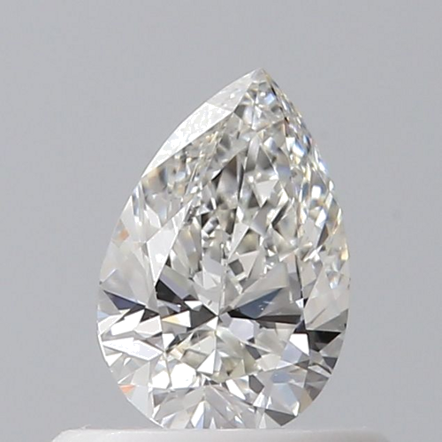 0.43 carat H-SI1 Natūralus Pear Deimantas (1)