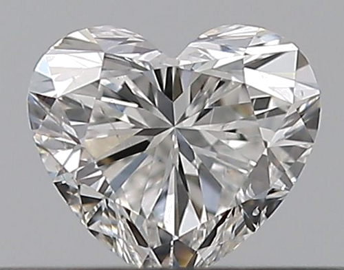 0.3 carat F-SI2 Natūralus Heart Deimantas (1)