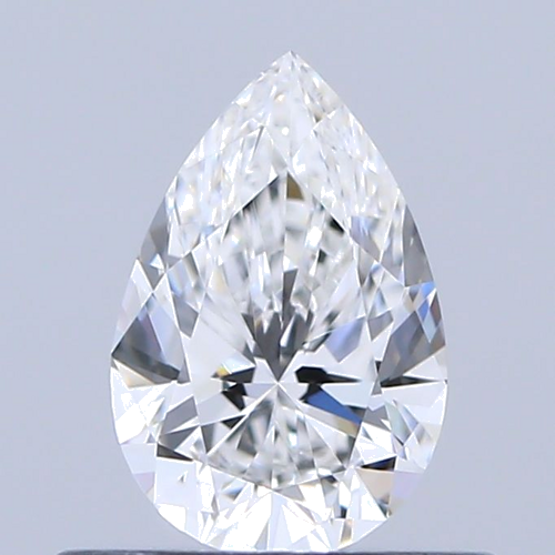 0.41 carat E-VVS1 Natūralus Pear Deimantas (1)