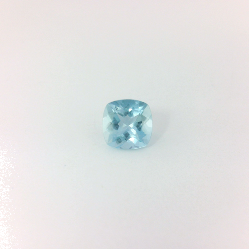 0.54 carat BLUE Cushion Aquamarine (1)