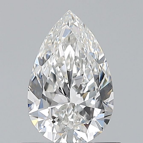 0.7 carat E-VS2 Natūralus Pear Deimantas (1)