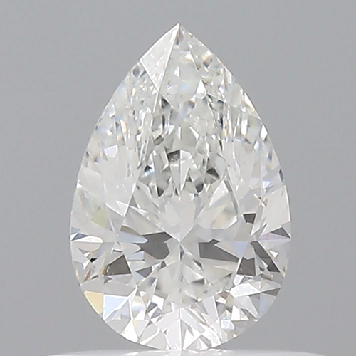 0.5 carat F-SI1 Natūralus Pear Deimantas (1)
