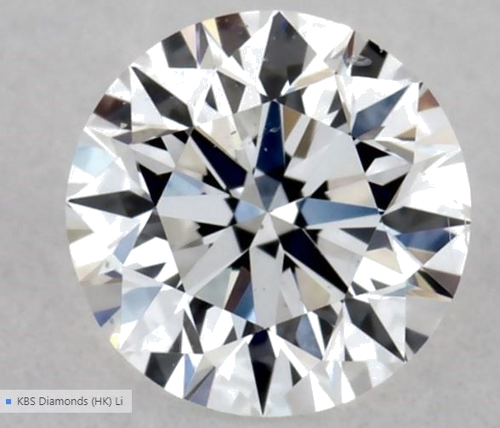 0.31 carat E-SI1 Excellent cut Natūralus Round Deimantas (1)