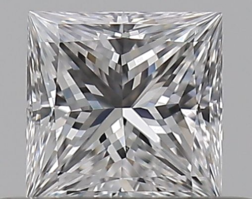 0.31 carat D-VVS2 Natūralus Princess Deimantas (1)