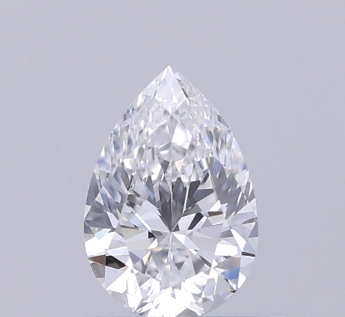 0.52 carat D-VS1 Natūralus Pear Deimantas (1)